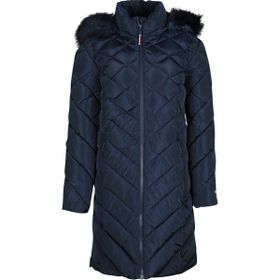 Tommy Hilfiger TW2MP186-NVY Lacivert Kadın Mont