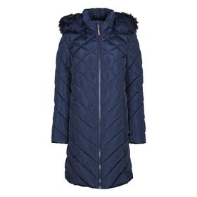 Tommy Hilfiger TW2MP186-NVY Lacivert Kadın Mont