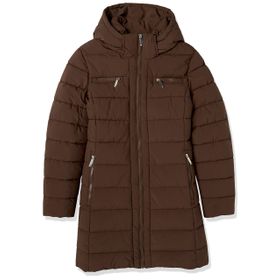 Tommy Hilfiger TW2MP810-BRN Kahve Kadın Kapüşonlu Mont