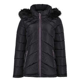 Tommy Hilfiger TW2MP918-BLK Siyah Kapüşonlu Kadın Mont