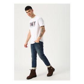 Tommy Hilfiger TYC00044368632 Beyaz Erkek T-Shirt