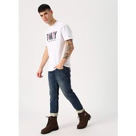 Tommy Hilfiger TYC00044368632 Beyaz Erkek T-Shirt