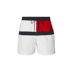 Tommy Hilfiger UM0UM02486 Beyaz Erkek Deniz Şortu