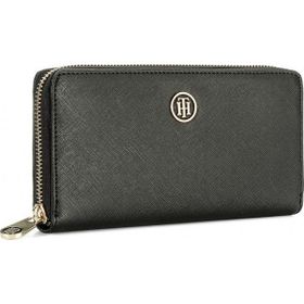 Tommy Hilfiger W04281-002 Siyah Honey Large ZA Kadın Cüzdan
