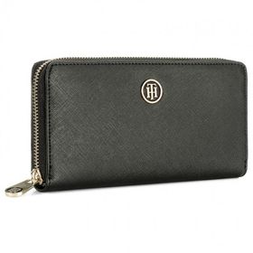 Tommy Hilfiger W04281-002 Siyah Honey Large ZA Kadın Cüzdan