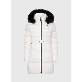 Tommy Hilfiger WW0WW37490YBL Beyaz Erkek Mont