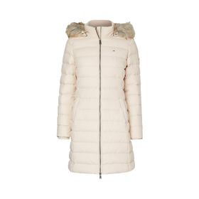 Tommy Jeans DW0DW09060AB4 Bej Kadın Mont
