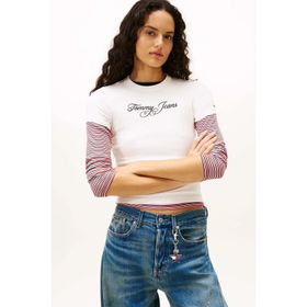 Tommy Jeans DW0DW21838 Kadın Tişört