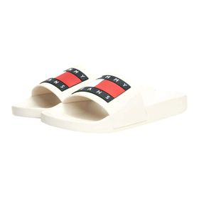 Tommy Jeans Pool Slide Ess Ecru Erkek Terlik