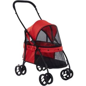 Tommy Kırmızı 67x47x98 cm Max 15 kg Evcil Hayvan Arabası