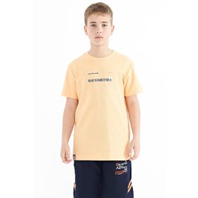 Tommy Life 11117 Kavun Içi Baskı Detaylı O Yaka Standart Kalıp Erkek Çocuk T-Shirt