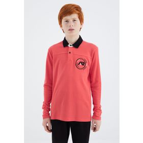 Tommy Life 11172 Coral Polo Yaka Erkek Çocuk T-Shirt
