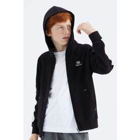 Tommy Life 11180 Siyah Fermuarlı Erkek Çocuk Sweatshirt