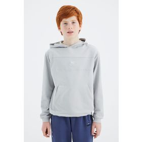 Tommy Life 11181 Taş Kapüşonlu Basic Erkek Çocuk Sweatshirt