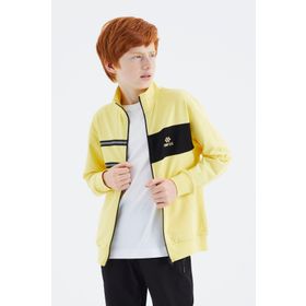 Tommy Life 11183 Sarı Dik Yaka Erkek Çocuk Sweatshirt
