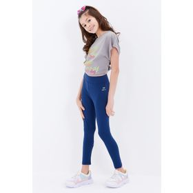 Tommy Life 75047 Yüksek Bel Dar Paça İndigo Kız Çocuk Tayt