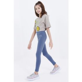 Tommy Life 75047 Yüksek Bel Dar Paça Petrol Kız Çocuk Tayt