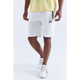 Tommy Life 81136 Ekru Gizli Fermuar Arka Cepli Bağcıklı Standart Erkek Kalıp Şort