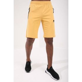 Tommy Life 81136 Fermuar Arka Cepli Bağcıklı Standart Kalıp Hardal Erkek Şort