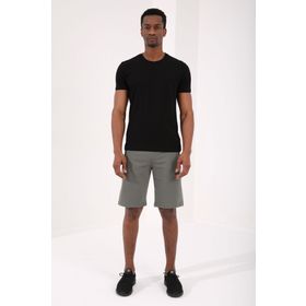 Tommy Life 81136 Gizli Fermuar Arka Cepli Bağcıklı Çağla Yeşili Erkek Standart Kalıp Şort
