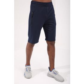 Tommy Life 81141 Fermuar Cepli Yazı Detaylı Standart Kalıp İndigo Erkek Şort