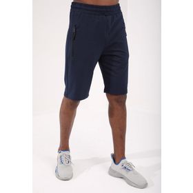 Tommy Life 81141 Fermuar Cepli Yazı Detaylı Standart Kalıp İndigo Erkek Şort