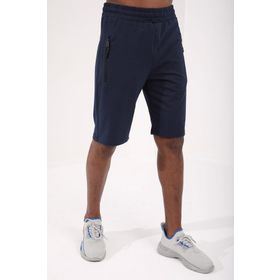 Tommy Life 81141 Fermuar Cepli Yazı Detaylı Standart Kalıp İndigo Erkek Şort