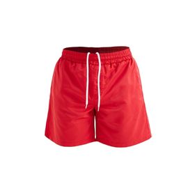 Tommy Life 81237 Belden Lastikli Standart Kalıp Kırmızı Erkek Deniz Şortu
