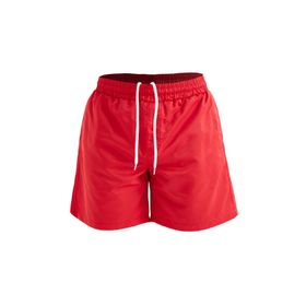 Tommy Life 81237 Belden Lastikli Standart Kalıp Kırmızı Erkek Deniz Şortu