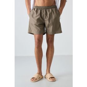 Tommy Life 81237 Camel Hızlı Kuruyan Standart Fit Erkek Deniz Şortu