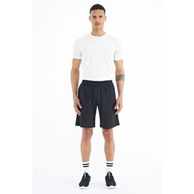 Tommy Life 81238 Siyah Yan Cep Detaylı Lastikli Erkek Şort