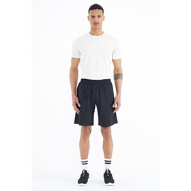 Tommy Life 81238 Siyah Yan Cep Detaylı Lastikli Erkek Şort
