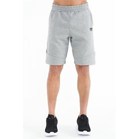 Tommy Life 81246 Gri Melanj Baskılı Detaylı Bağcıklı Erkek Şort