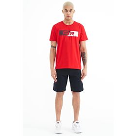 Tommy Life 81246 Lacivert Baskılı Detaylı Bağcıklı Erkek Şort