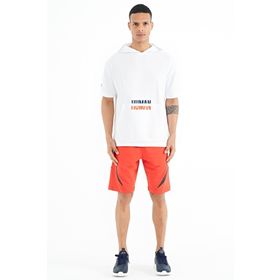 Tommy Life 81252 Fiesta Baskı Detalı Logo Nakışlı Standart Kalıp Erkek Şort