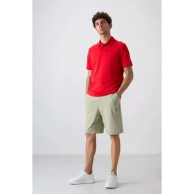 Tommy Life 81260 Çağla Pamuklu Kalın Yumuşak Dokulu Comfort Fit Basic Erkek Şort