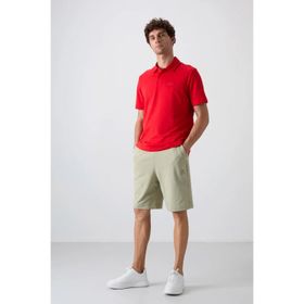 Tommy Life 81260 Çağla Pamuklu Kalın Yumuşak Dokulu Comfort Fit Basic Erkek Şort