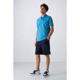 Tommy Life 81261 Siyah Pamuklu Yumuşak Dokulu Comfort Fit Basic Erkek Şort