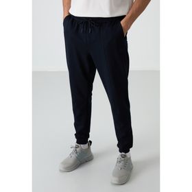 Tommy Life 82123 Lacivert Pamuklu Yumuşak Dokulu Comfort Fit Nakışlı Erkek Jogger Eşofman
