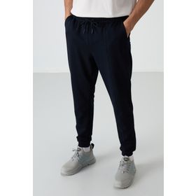 Tommy Life 82123 Lacivert Pamuklu Yumuşak Dokulu Comfort Fit Nakışlı Erkek Jogger Eşofman