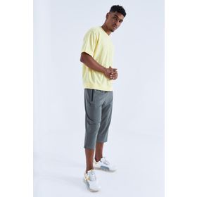 Tommy Life 83091 Çağla Fermuar Cepli Standart Kalıp Klasik Paça Erkek Kapri