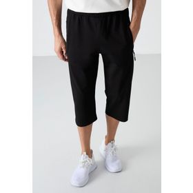 Tommy Life 83091_01 Fermuar Cepli Standart Kalıp Klasik Paça Siyah Erkek Kapri