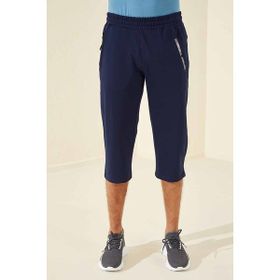 Tommy Life 83092_1 İndigo Erkek Ön Cep Detaylı Standart Kalıp Klasik Paça Kapri