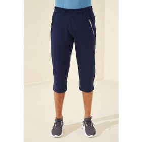 Tommy Life 83092_1 İndigo Erkek Ön Cep Detaylı Standart Kalıp Klasik Paça Kapri