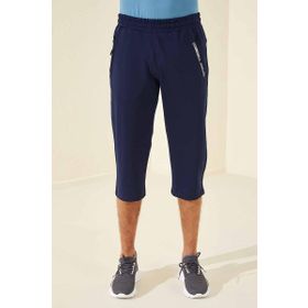 Tommy Life 83092_1 İndigo Erkek Ön Cep Detaylı Standart Kalıp Klasik Paça Kapri