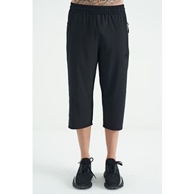 Tommy Life 83096 Siyah Bağcıklı Standart Kalıp Fermuar Cepli Aktif Spor Erkek Kapri