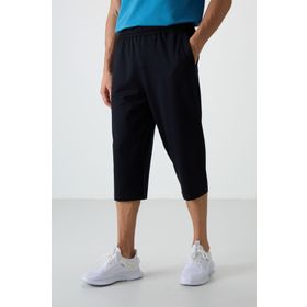 Tommy Life 83102 Lacivert Pamuklu Yumuşak Dokulu Standart Fit Nakışlı Erkek Kapri