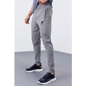 Tommy Life 84343 Cep Fermuarlı Gri Melanj Erkek Eşofman Altı