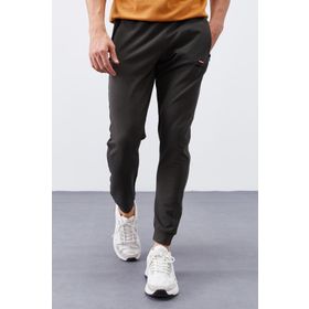 Tommy Life 84651 Fermuar Cepli Standart Kalıp Jogger Haki Erkek Eşofman Altı