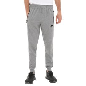 Tommy Life 84651 Gri Melanj Fermuar Cepli Standart Kalıp Jogger Erkek Eşofman Altı